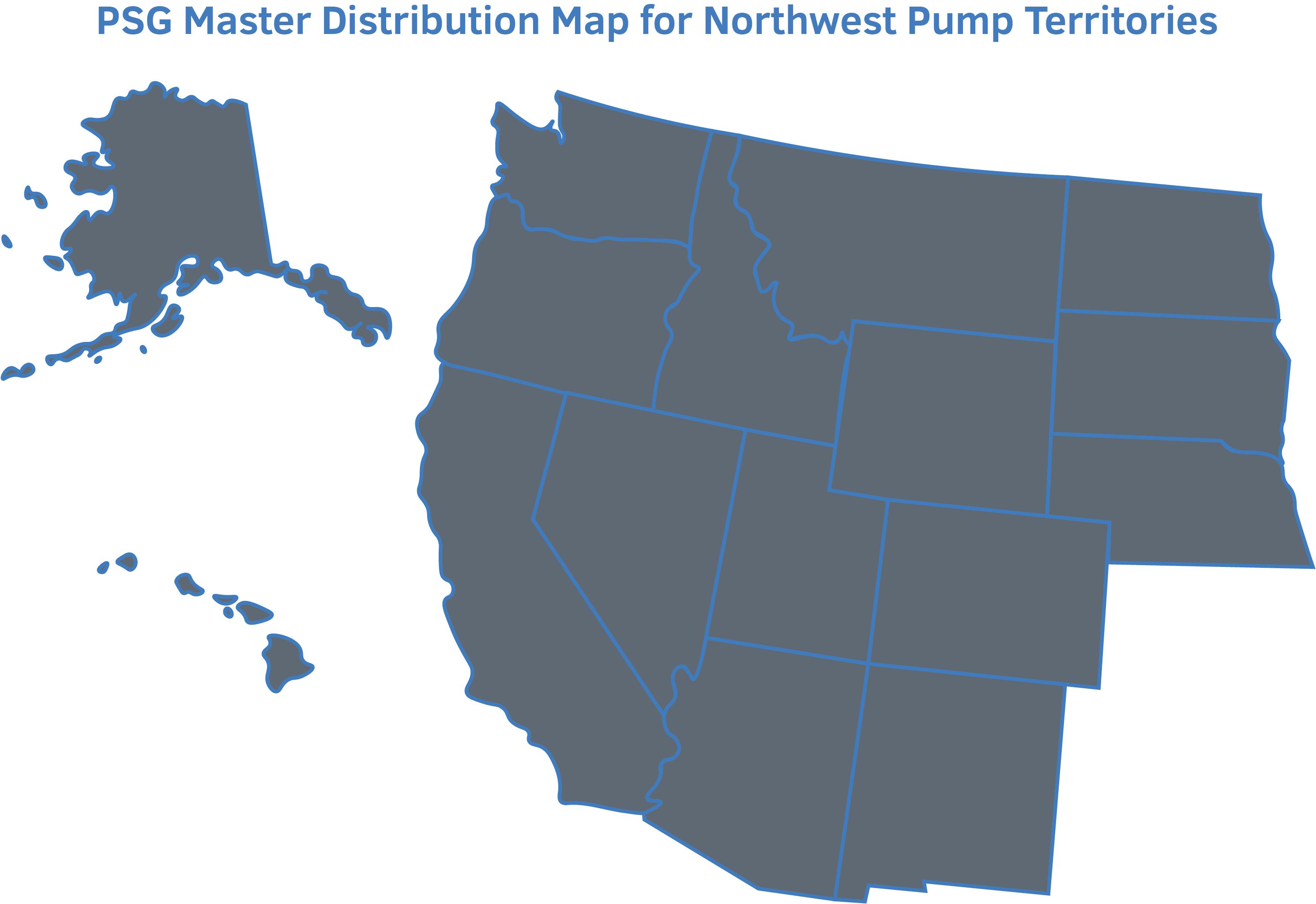PSG West Coast Distributorship Map of NWP Territories