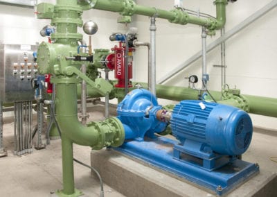 Photo of an industrial centrifugal pump