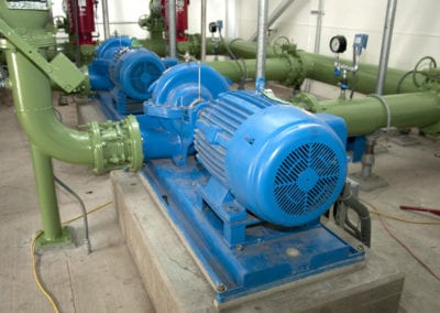 Photo of an industrial centrifugal pump